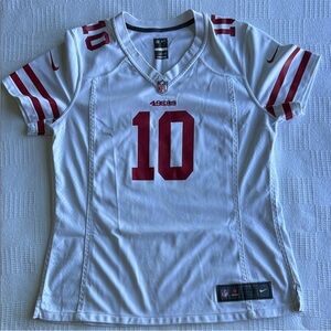 Women’s Jimmy Garoppolo 49ers jersey 
size large